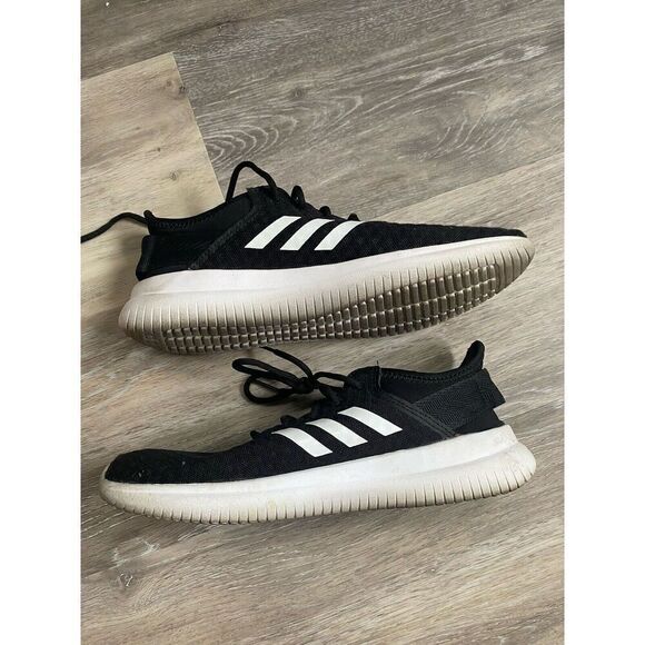 Adidas Women's Cloudfoam QT Flex W Running Shoes CG5762 Core Black White Sz 8.5 - Picture 3 of 10